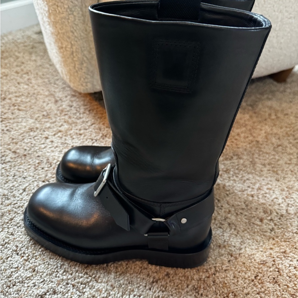 Burberry Low Saddle Moto Boots size 36.5 - Picture 12 of 15